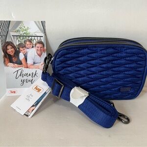 Lug Coupe Convertible Crossbody Bag Cobalt NWT